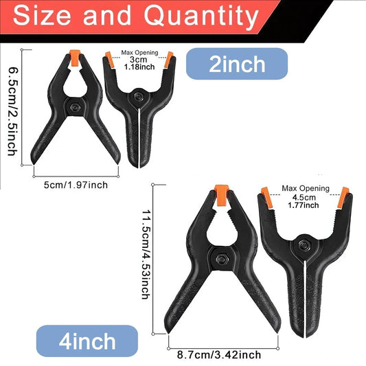 Rustproof Plastic Spring Clamps