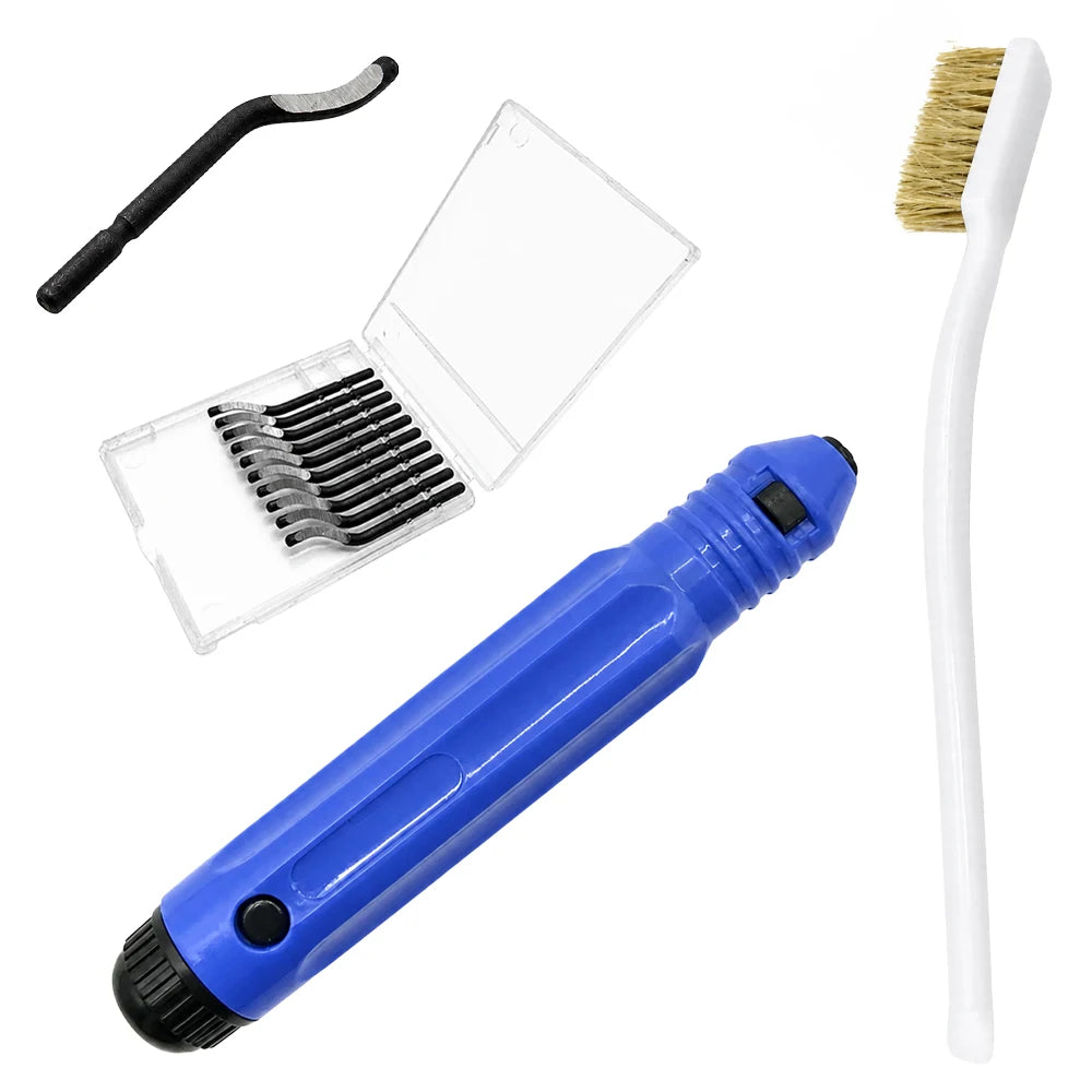 Hand Deburring Tool Kit Trimming Knife Scraper Knife Burr Remover Precision Edge Tool For Wood Plastic Aluminum Copper Steel Kit