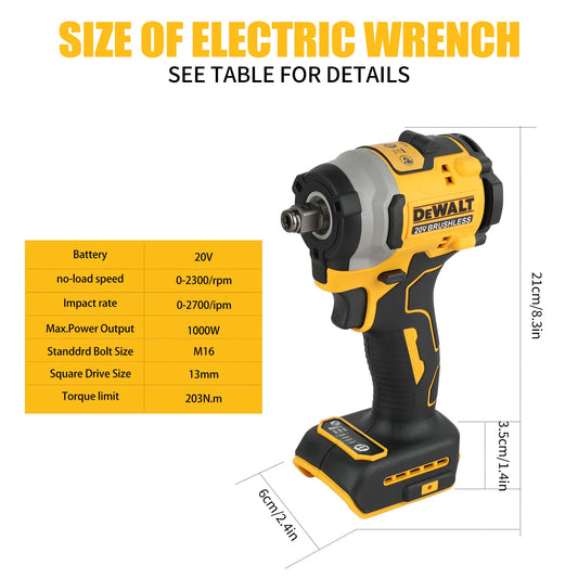 DEWALT DCF850 20V Brush-less Impact Driver | Compact Cordless Tool