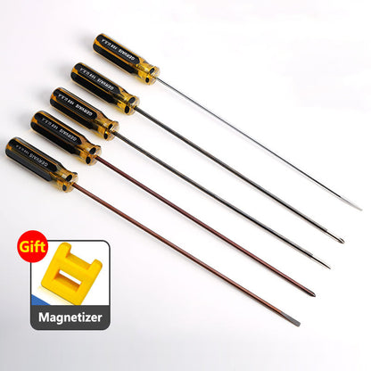 Extra Long Magnetic Screwdriver Set