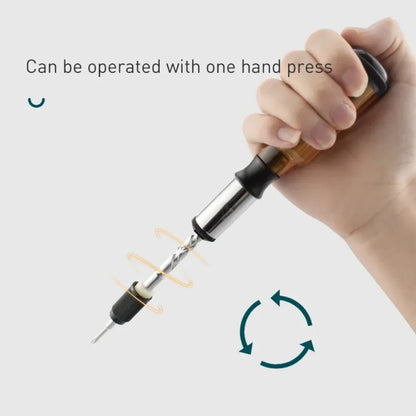 Hand-Pressed Screwdriver Bit Set