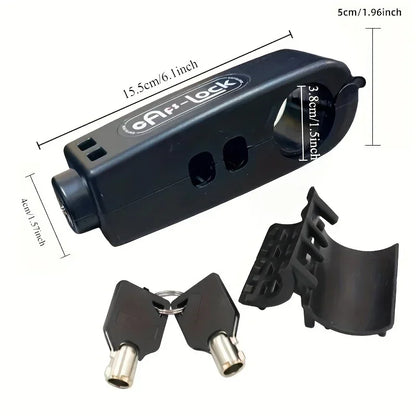 Bike Anti-Theft Lock Electric Bicycle Brake Handlebar Grip Lock Portable Prevent Theft Bike Motorcycle Locks Cycling Accessories