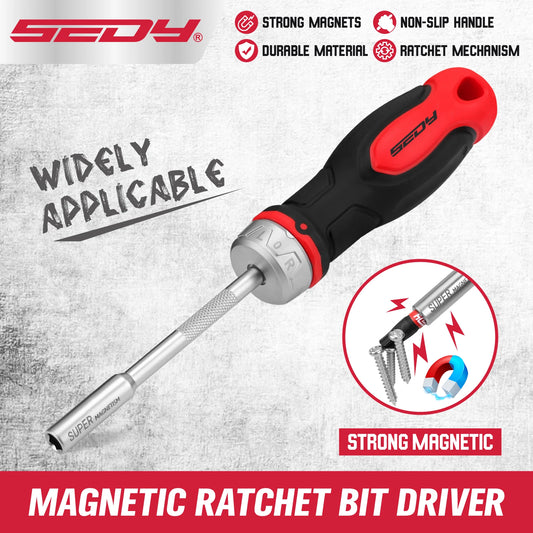 14-Inch Drive Magnetic Ratcheting Screwdriver
