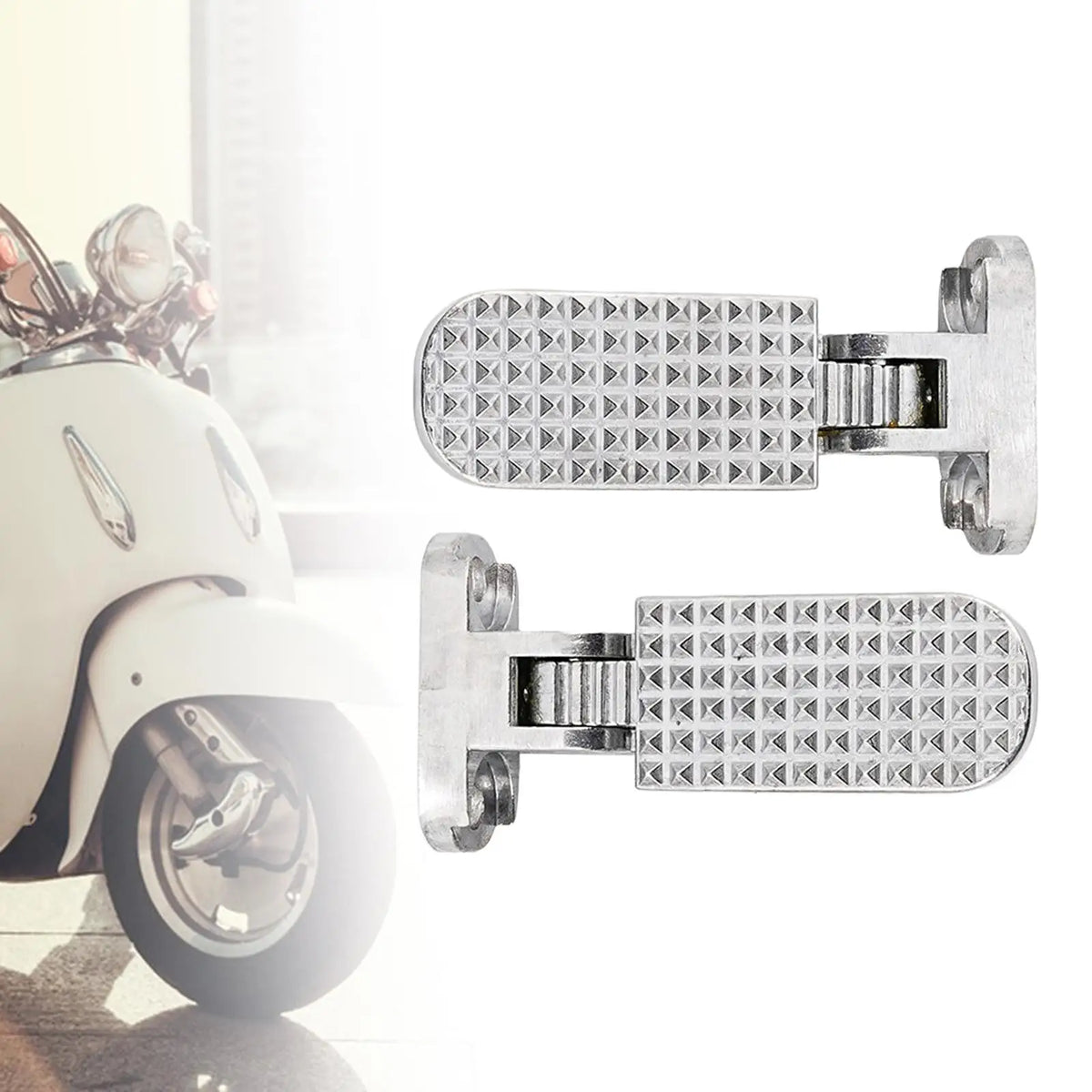 2Pcs Electric Bike Rear Pedals Footrest Quick Release, Foot Pegs Scooter Pedals Bike Pedals for Mountain Bike