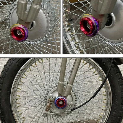 1 pair Motorbike Aluminum Alloy Electric Scooter Accessories Protection Pads Anti Crash Protector Shock Absorption Slider Cups