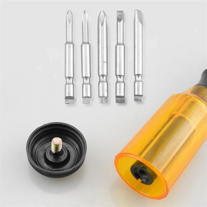 Hand-Pressed Screwdriver Bit Set