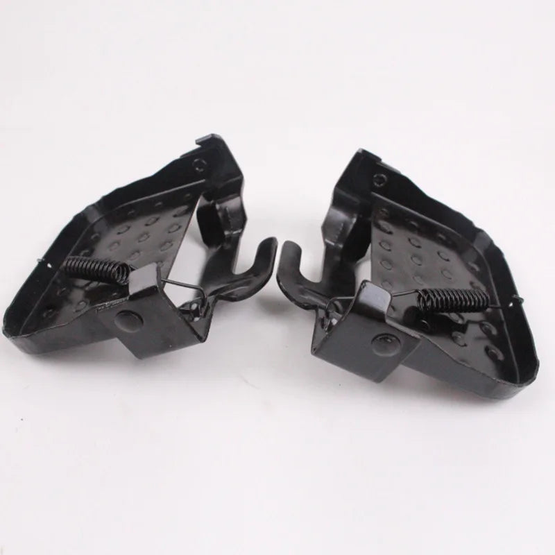 1 Pair Mountain Bike Folding Foot Pedals Electric Bike Rear Seat Footrest Rear Wheel Passenger Stand Riding Accessories