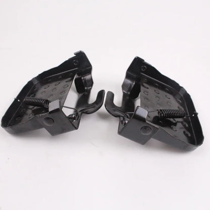 1 Pair Mountain Bike Folding Foot Pedals Electric Bike Rear Seat Footrest Rear Wheel Passenger Stand Riding Accessories
