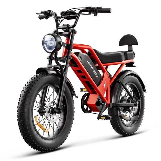 1500W Electric Bike Adults 48V 68+ Miles 7-Speed Mountain Commuter E-Bicycle, Customized