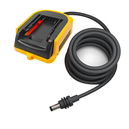 Cable Charger with Switch Mini Adapter Compatible with DeWalt 20V Battery  3.3FT 18AWG DC Power Cable Cord Plug Accessories