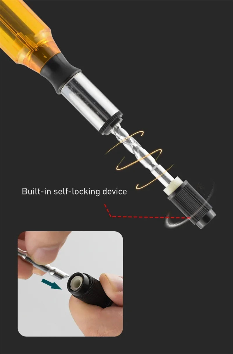 Hand-Pressed Screwdriver Bit Set