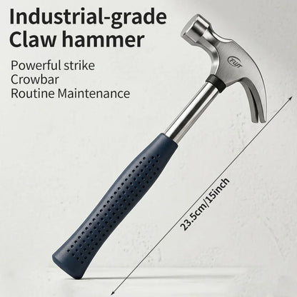 Multifunctional Claw Hammer Ergonomic Handle Heavy Duty Striking Tool for Home Repair Construction & DIY