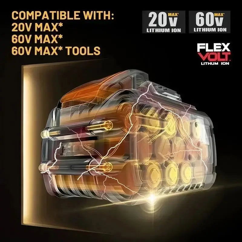 DEWALT 20V 60V 9000mAh FlexVolt Battery | Cordless Power