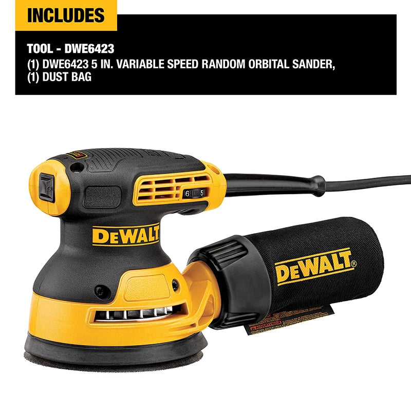 Corded Random Orbital Sander