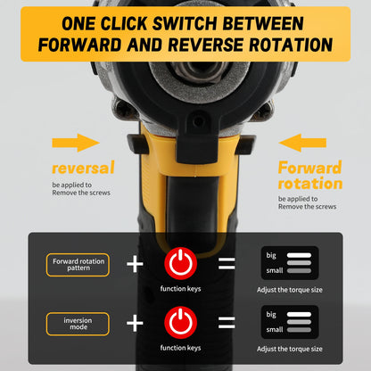 20V Brushless Impact Wrench for Tire Repair | High Torque