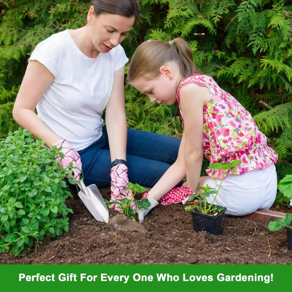 New Garden Tool Hand Trowel,Rake Tools With Ergonomic Handle,Garden Lawn Farmland Transplant Gardening Bonsai Tool