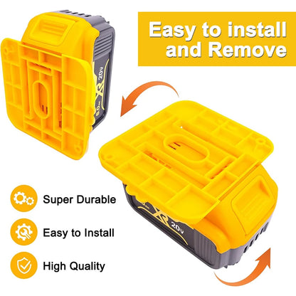 5/10 Pack Battery Storage Rack Machine Holder for Dewalt 14.4V 18V Li-ion Battery Wall Mount Tool Bracket Power Tool Accessorie