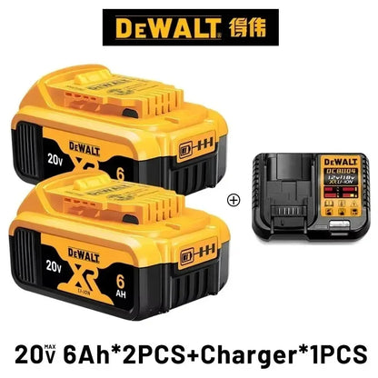 Original DEWALT battery 20V/60V 6000mAh 9000mAh rechargeable Li-Ion battery ,Dewalt tool battery, charger，electric drill，DCD805，