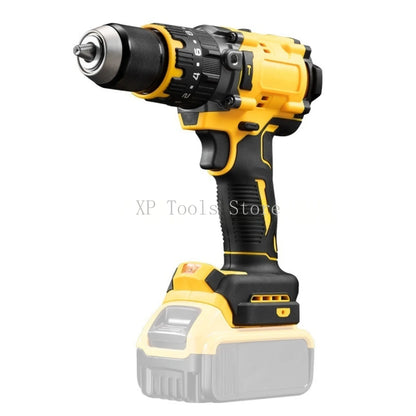 For Milwaukee/DeWALT 20V Battery Brushless Electric Drill 13mm Chuck Cordless Impact Hammer Drill Screwdriver 20+3 Torque Tools