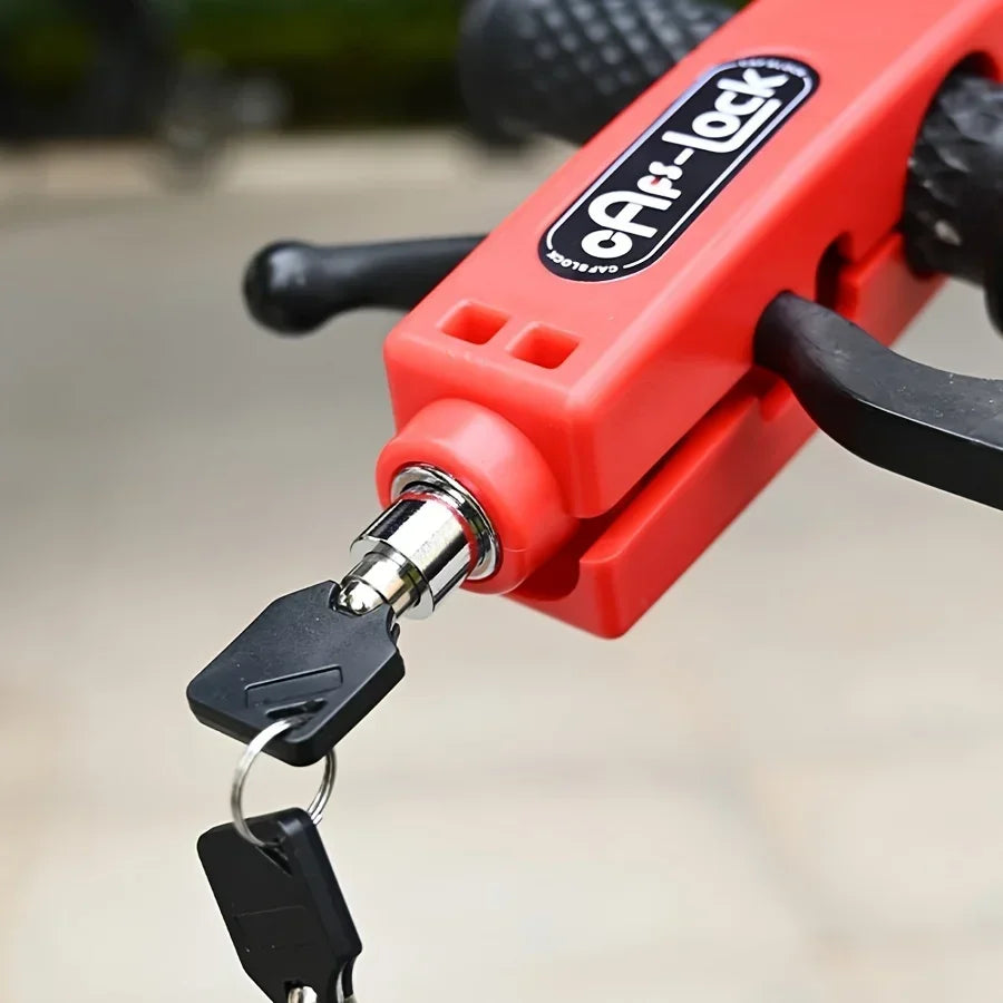 Bike Anti-Theft Lock Electric Bicycle Brake Handlebar Grip Lock Portable Prevent Theft Bike Motorcycle Locks Cycling Accessories