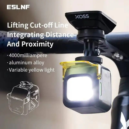 ESLNF Aluminum Bike Accessories 1200Lumens 4000Mah Type-C Charging Dust-Proof And Rain-Proof Bicycle Front Light