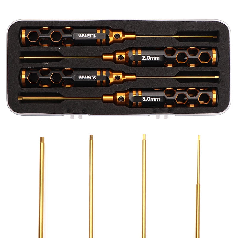 4-Piece Hex Screwdriver Set for RC