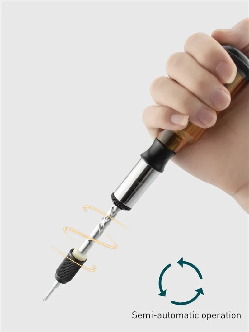 Hand-Pressed Screwdriver Bit Set