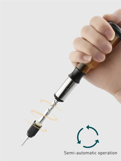 Hand-Pressed Screwdriver Bit Set
