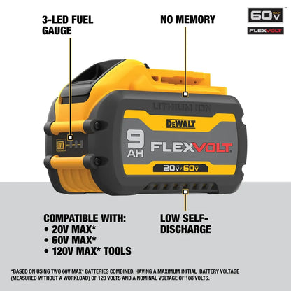 DEWALT 60V 9Ah FlexVolt Battery