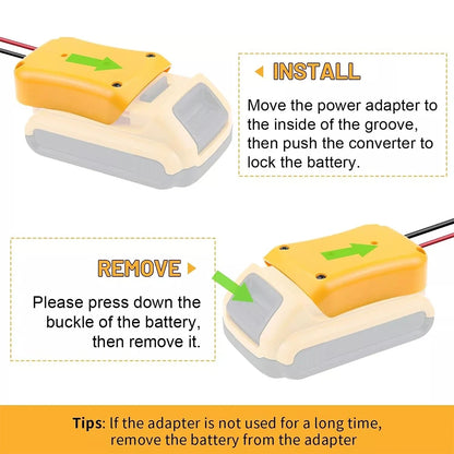 DEWALT 20V Battery Adapter for Power Wheels