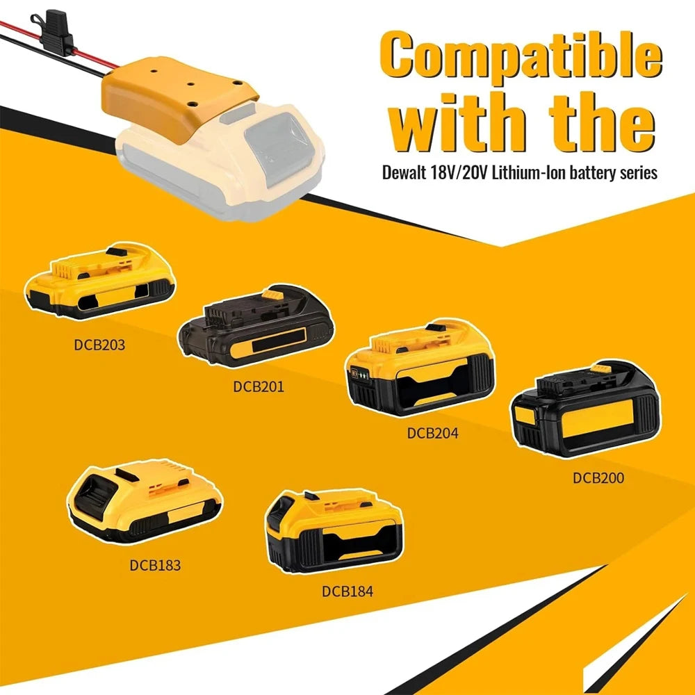 DEWALT 20V Battery Adapter for Power Wheels