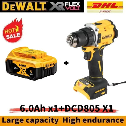 Original DEWALT battery 20V/60V 6000mAh 9000mAh rechargeable Li-Ion battery ,Dewalt tool battery, charger，electric drill，DCD805，