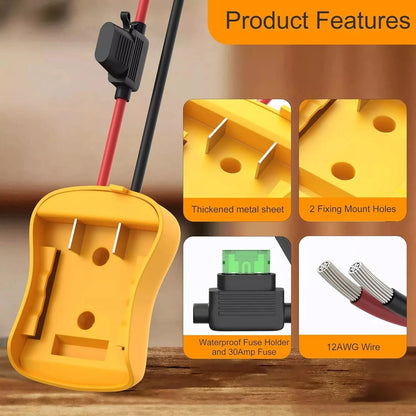 DEWALT 20V Battery Adapter for Power Wheels