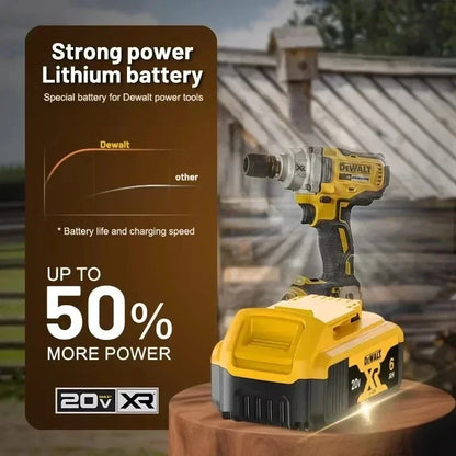 100%Original DEWALT 20V 6000mAh battery For DCB606 DCB609 DCB182 DCB205 DCB206 DCB209 power tool battery air transport