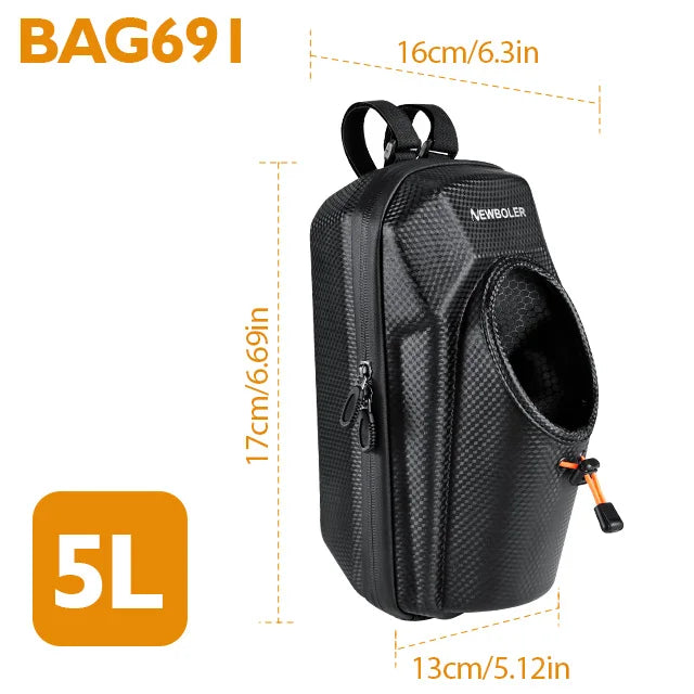 NEWBOLER 5L Electric Scooter Bag Accessories Electric Vehicle Bag With Water bottle Bag Waterproof Scooter Front Bag Bike Bag