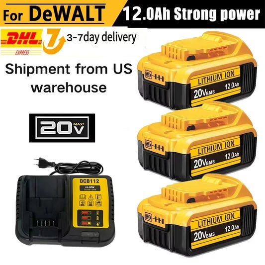 DEWALT 20V 12 Ah Rechargeable Battery
