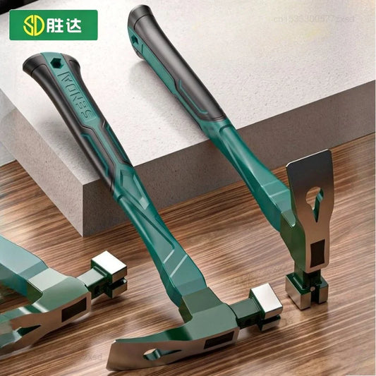 Multifunctional Claw Hammer Ramshorn Nail Hammer Engineering Handle Lightweight Portable Carpentry Window Breaking Hand Tools