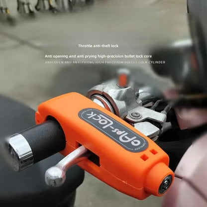 Bike Anti-Theft Lock Electric Bicycle Brake Handlebar Grip Lock Portable Prevent Theft Bike Motorcycle Locks Cycling Accessories