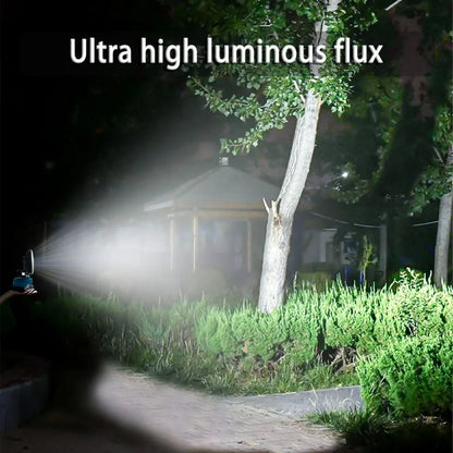 Power Tool Accessories 8 Inch Work Light for Dewalt 18V 20V Battery LED Spotlight USB Outdoor Fishing Jobsite Emergency Lighting