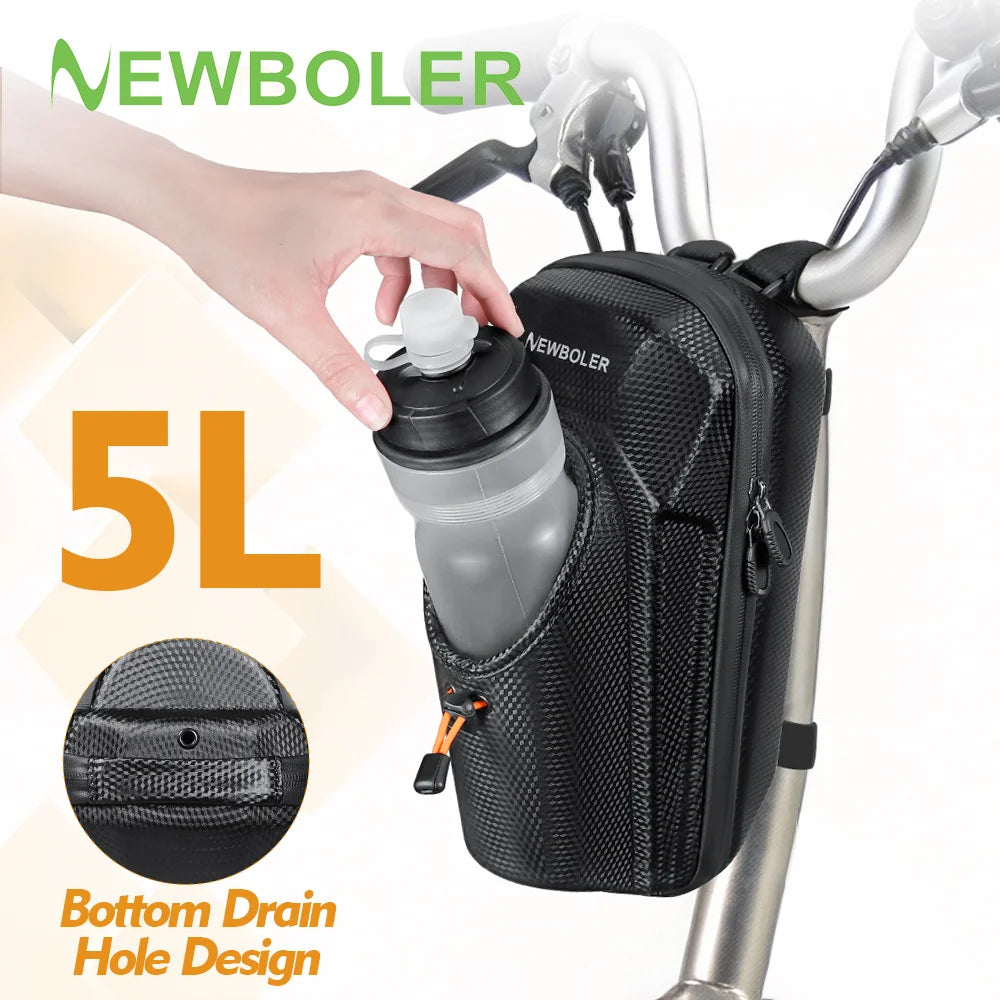 NEWBOLER 5L Electric Scooter Bag Accessories Electric Vehicle Bag With Water bottle Bag Waterproof Scooter Front Bag Bike Bag