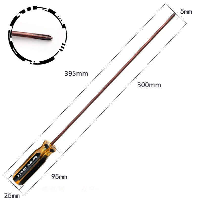 Extra Long Magnetic Screwdriver Set