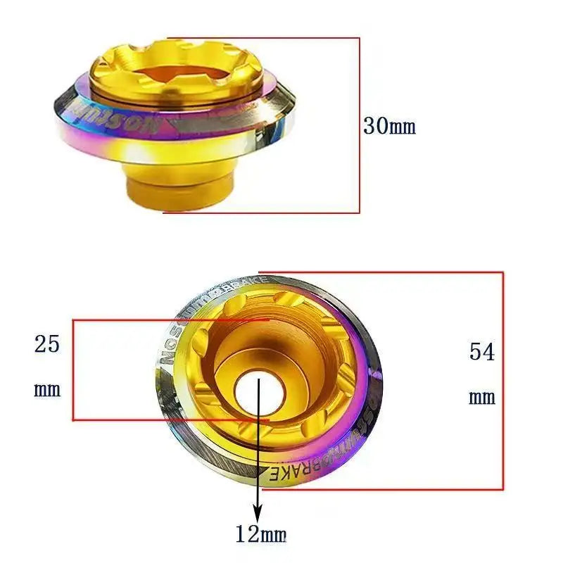 1 pair Motorbike Aluminum Alloy Electric Scooter Accessories Protection Pads Anti Crash Protector Shock Absorption Slider Cups