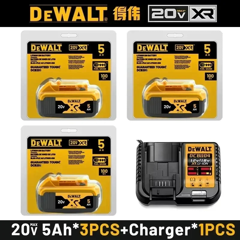 100%Original DEWALT 20V 6000mAh battery For DCB606 DCB609 DCB182 DCB205 DCB206 DCB209 power tool battery air transport