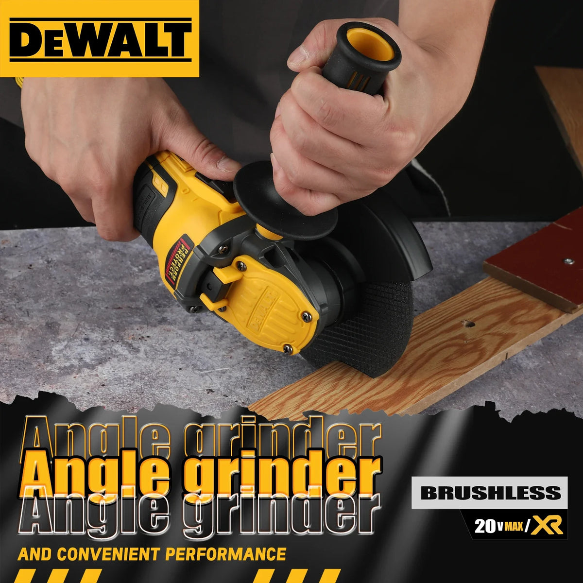 DEWALT DCG409 20V Brushless Angle Grinder