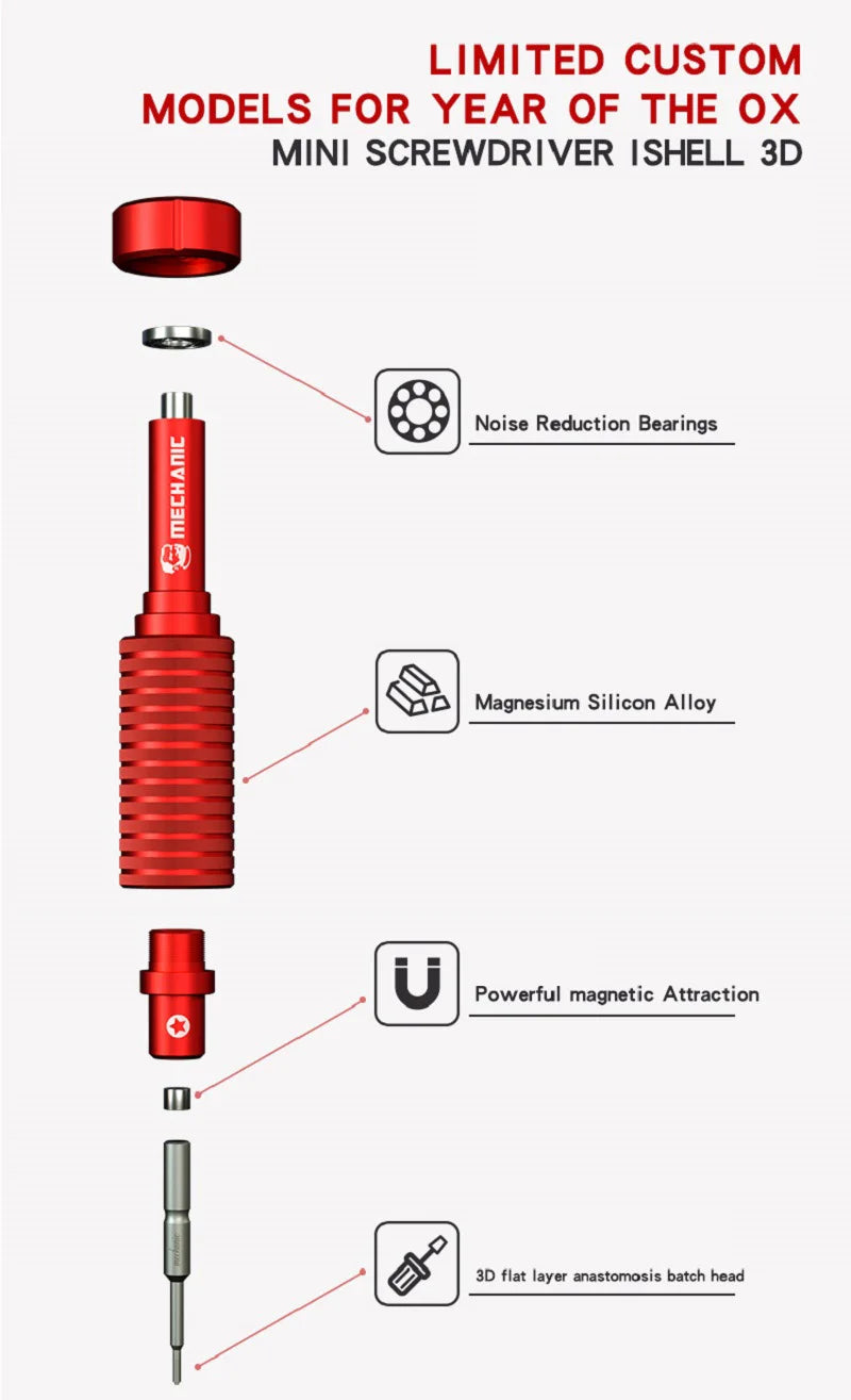 3D Magnetic Precision Screwdriver Set