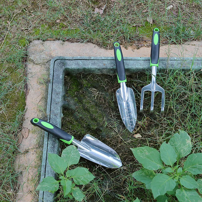 New Garden Tool Hand Trowel,Rake Tools With Ergonomic Handle,Garden Lawn Farmland Transplant Gardening Bonsai Tool