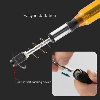 Hand-Pressed Screwdriver Bit Set
