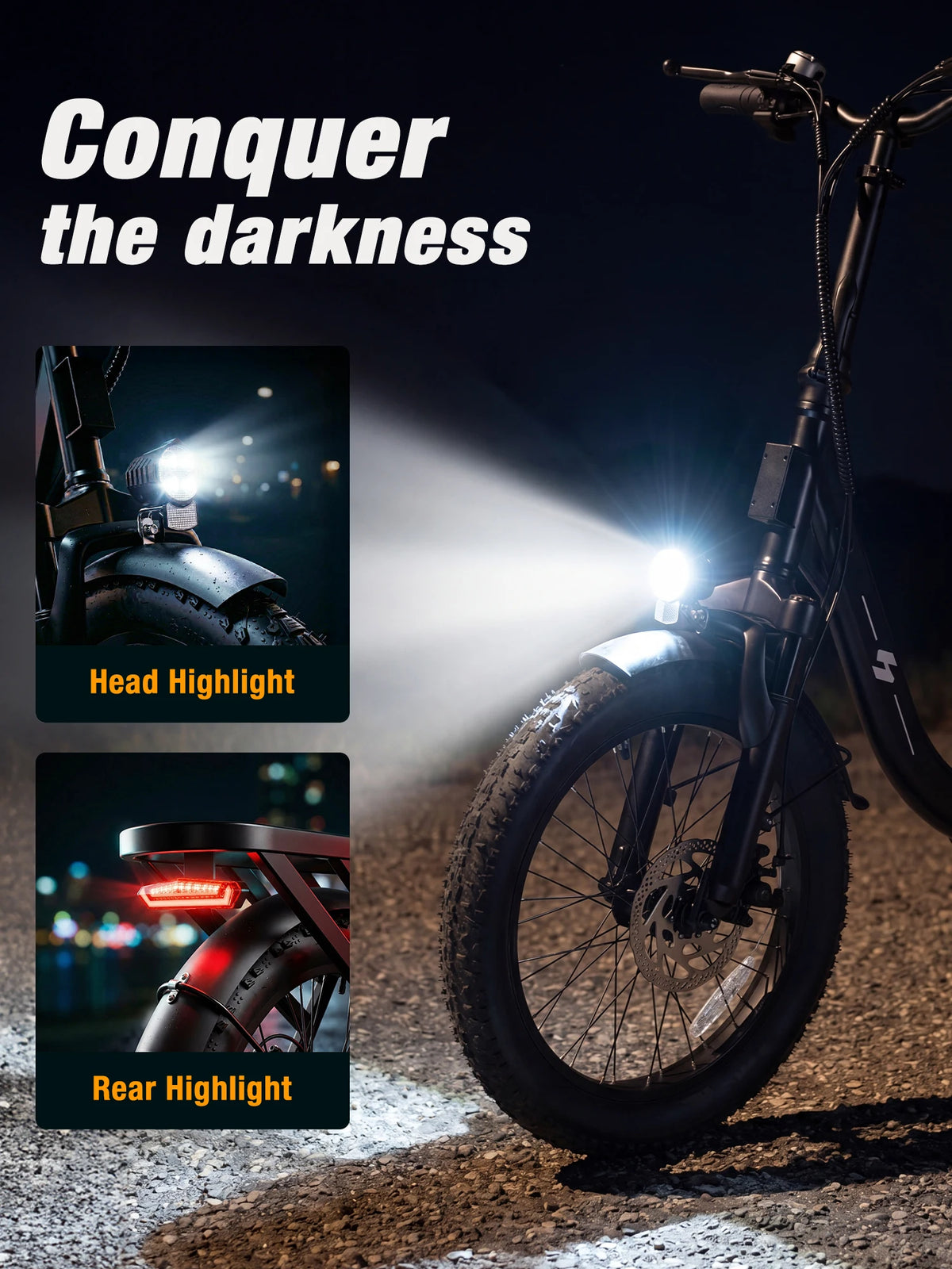 Hopepeak Z10 Folding Electric Bike for Adults, 1200W Peak Motor 48V 13.5Ah Battery, 20"×3" Fat Tire Commuter Ebike, 28MPH 80Mi,  7 Speed Foldable Electric Bicycle