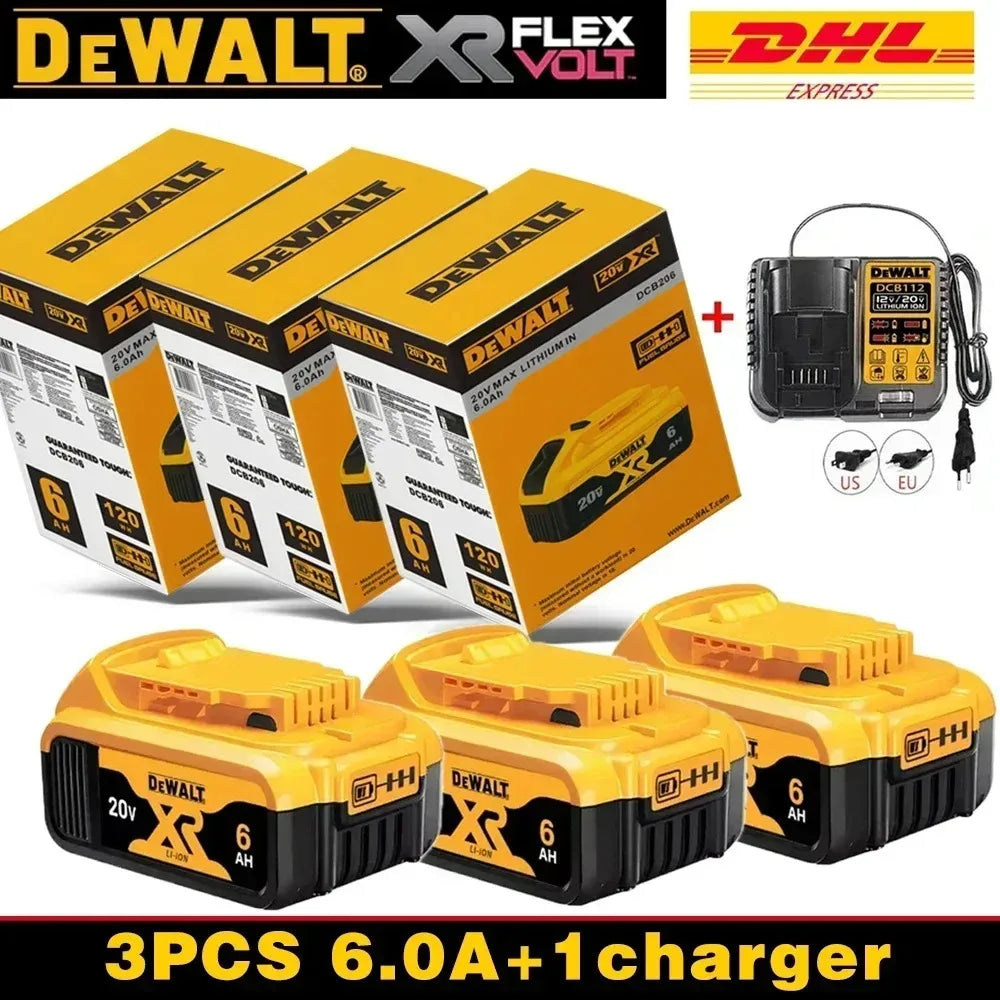 DEWALT 20V 6000mAh Lithium Ion Battery